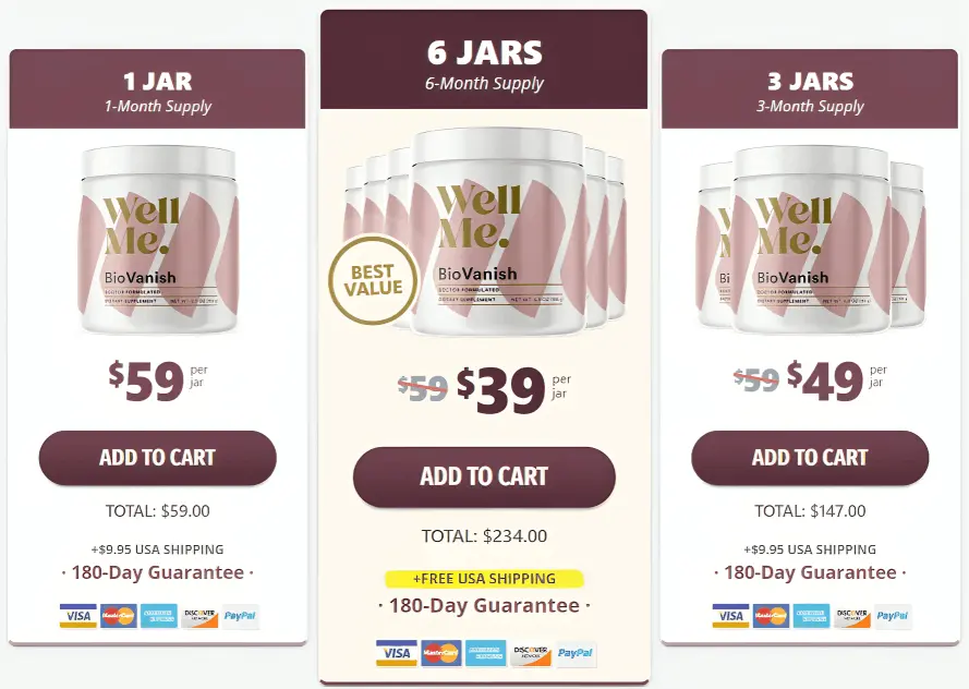 biovanish pricing